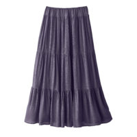 Blancheporte – Jupe Longue violet grisé – A partir de 27,99€