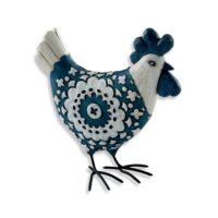 Poule décorative bleue Becquet sur 3Suisses.fr – 19,90 euros