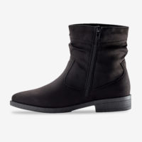 Blancheporte_Boots plates zippées Noir_à partir de 39,99 euros_2
