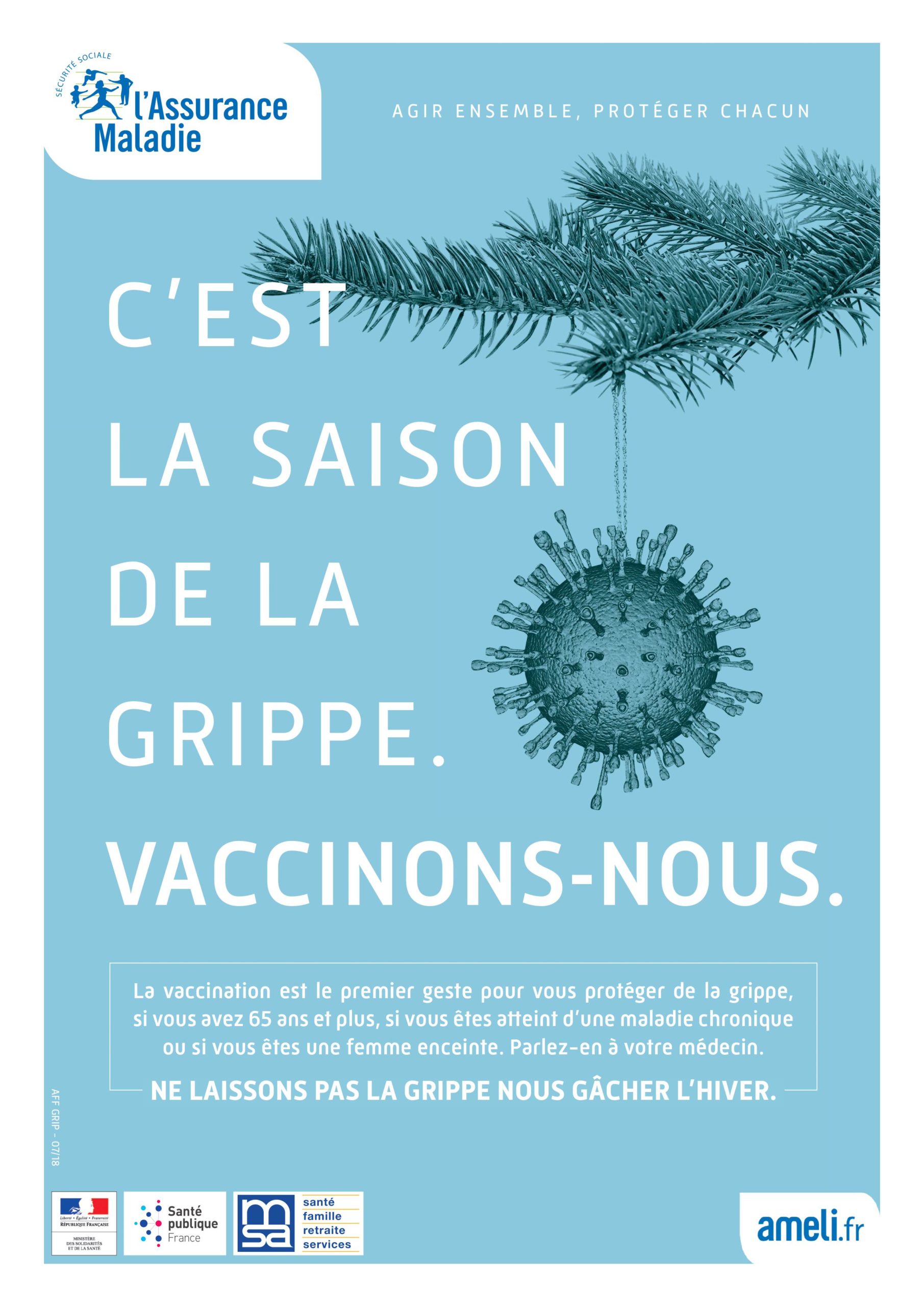 Ne laissons pas la grippe nous gâcher l'hiver - Presse & Cie