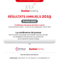 Auchan Holding_Invitation Presse Résultats annuels