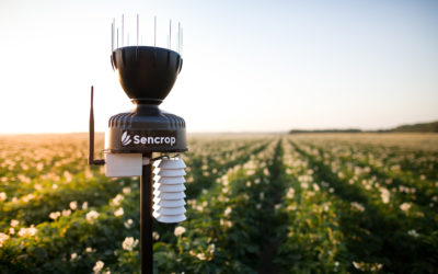 Avec sa station agro-météo connectée, Sencrop connecte les agriculteurs du Rhône et les accompagne dans une agriculture de précision