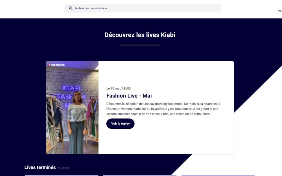 Avec Caast TV, Kiabi embarque ses collaborateurs dans la live shopping expérience