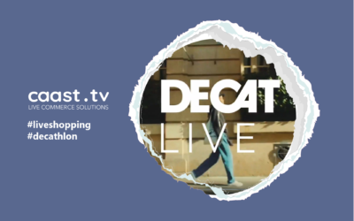 Decathlon fait confiance à Caast pour son live commerce.