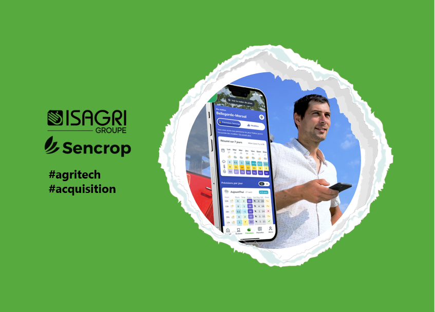 Groupe ISAGRI acquiert Sencrop et devient numéro 1 en Europe de l’agro-météo