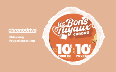 Chronodrive améliore l’expérience client grâce à son partenariat avec Maxxing