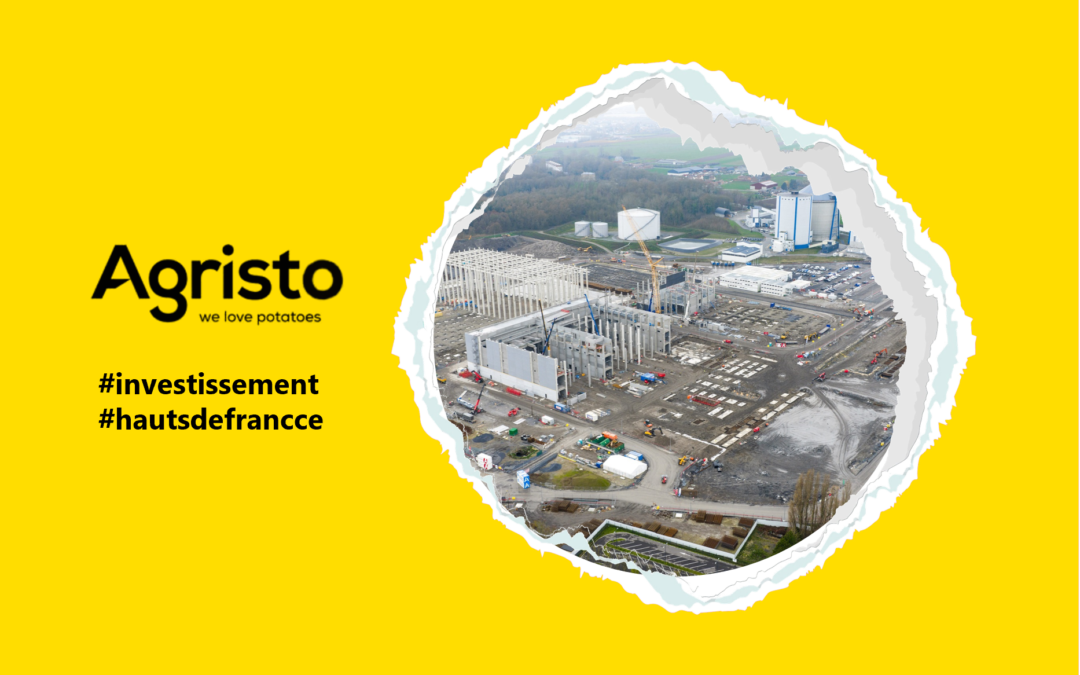 Agristo présente l’avancement de son futur site de production à Escaudœuvres.