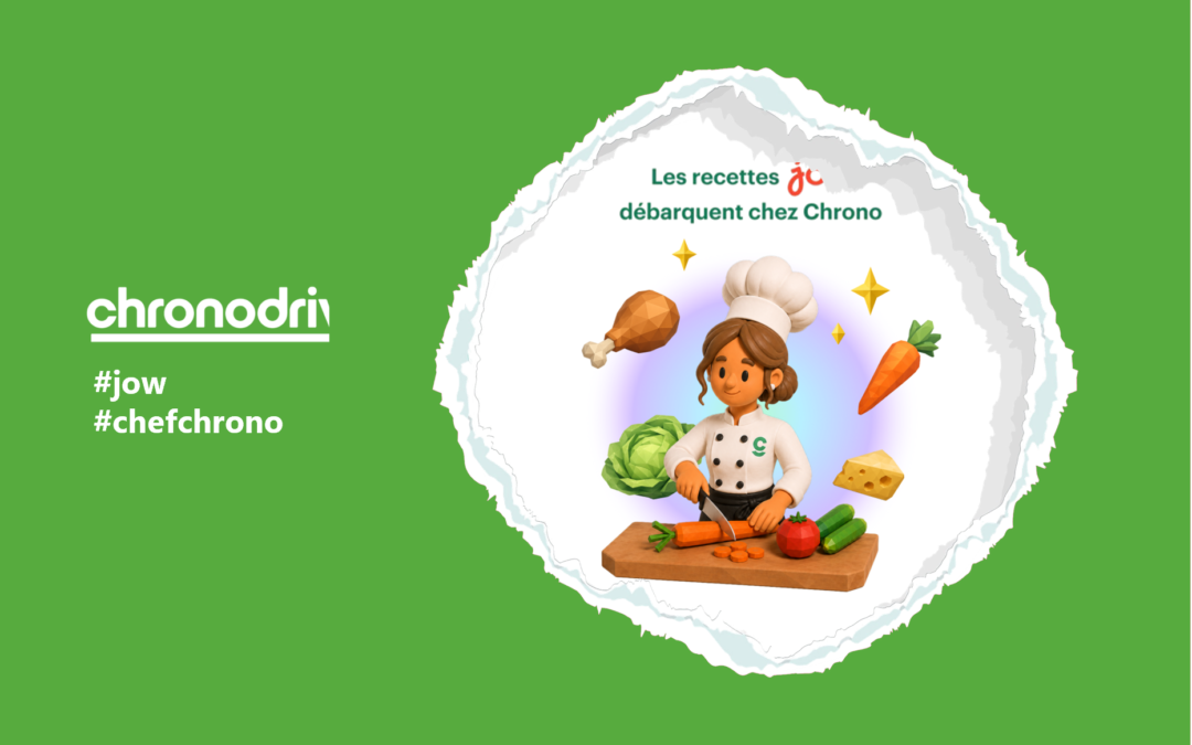 Chronodrive s&rsquo;associe à Jow pour proposer une nouvelle expérience recettes personnalisée