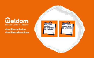 Pour la cinquième année consécutive, le modèle Weldom est doublement récompensé.