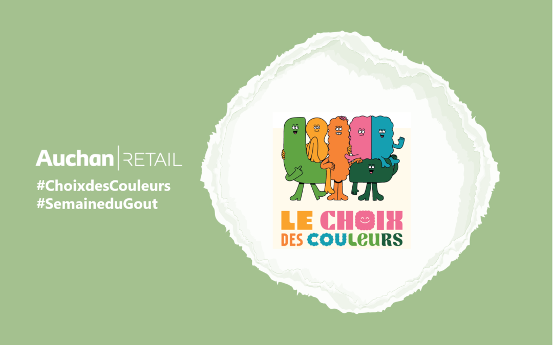 Avec Le Choix des couleurs, Auchan donne enfin une bonne raison aux enfants de jouer avec la nourriture !