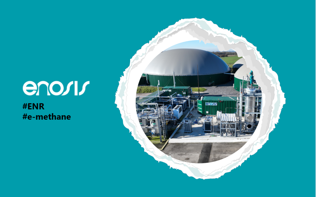 Enosis devient la première entreprise française certifiée pour produire du e-méthane renouvelable